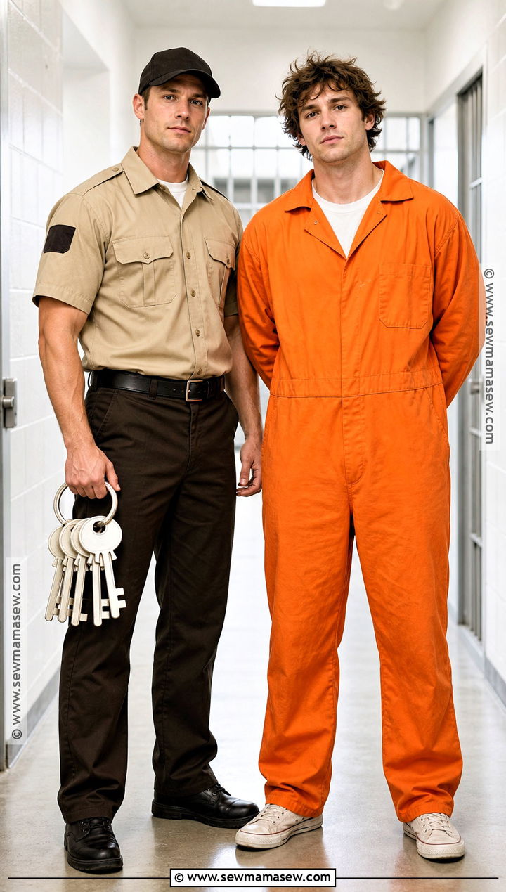 Prison Guard And Prisoner Costume - 35 police and prisoner costume ideas