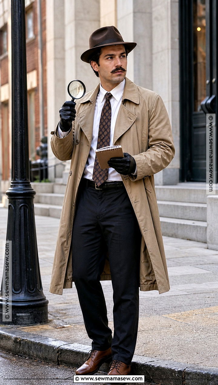 Private Detective Costume - 45 male halloween costumes
