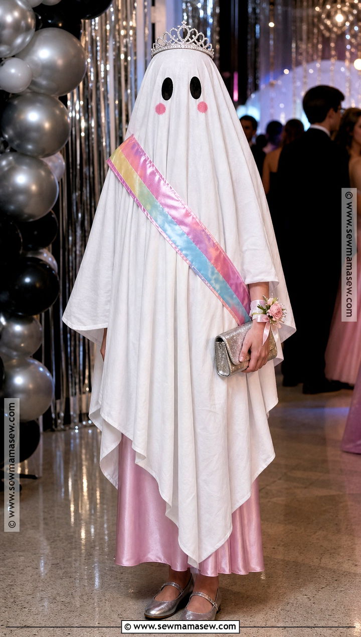 Prom Queen Sheet Ghost Costume - 30 Sheet Ghost Costume Ideas