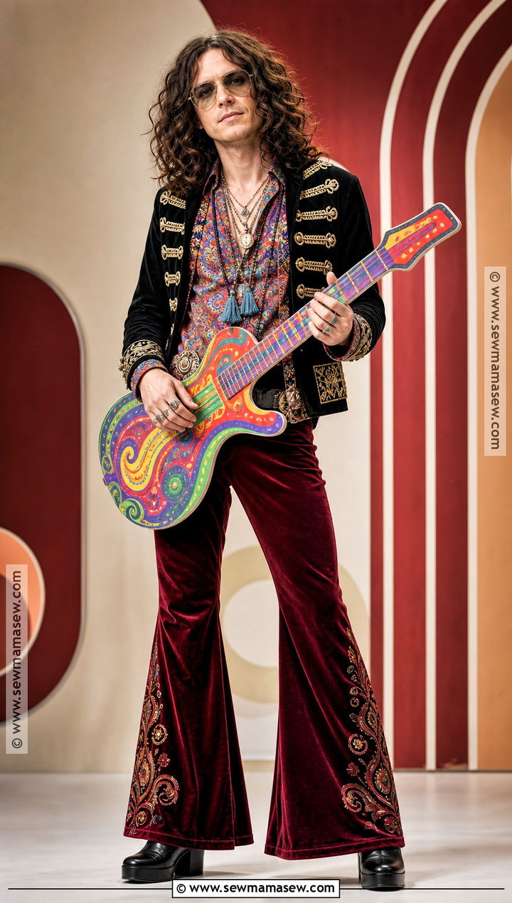Psychedelic Rock Star Costume - 30 60s halloween costume ideas