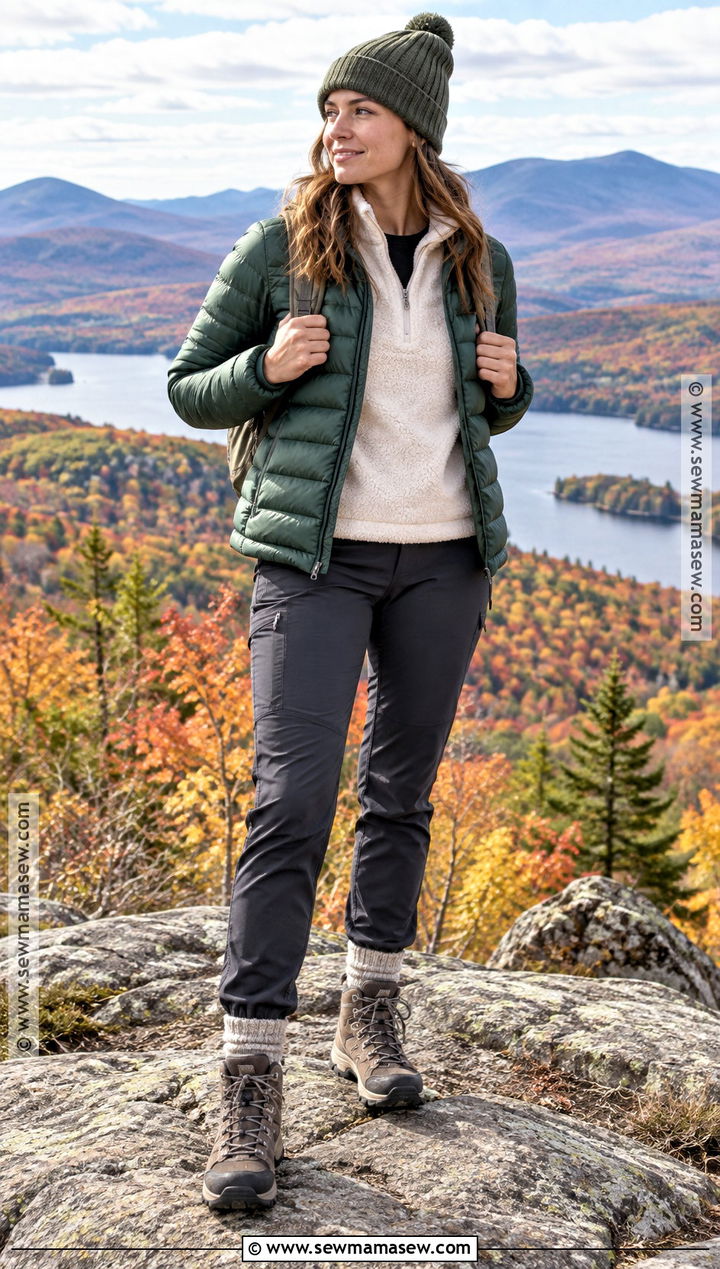 Puffer Jacket Leaf Peeping Outfit - 15 new england fall outfits 2026
