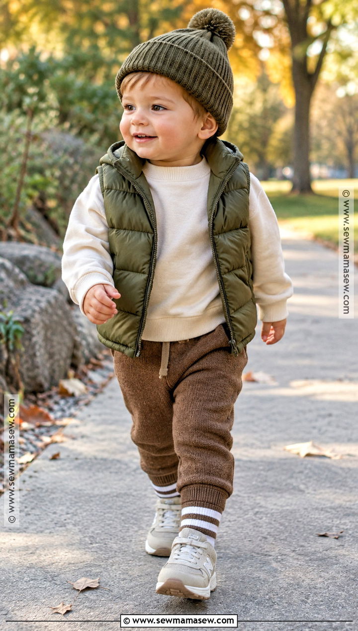 Puffer Vest Baby Fall Outfit - 25 baby fall outfits