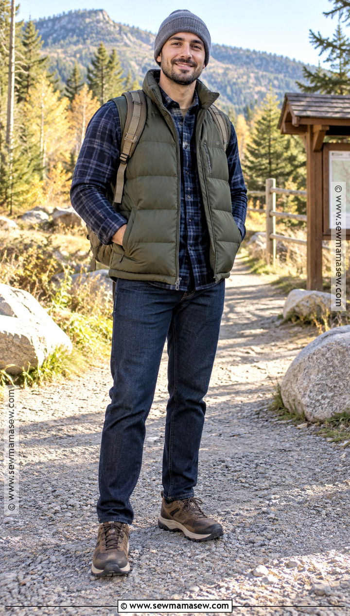 Puffer Vest Fall Outfit - 20 fall style ideas for men