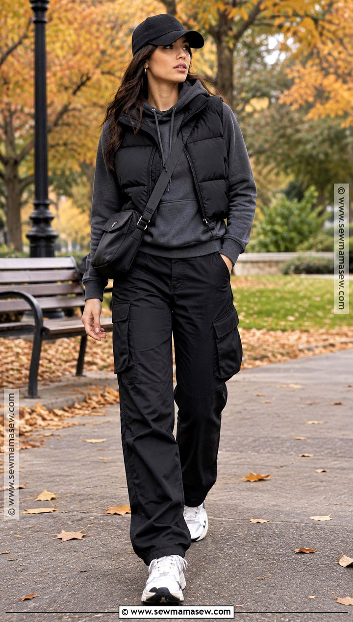 Puffer Vest Fall Outfit - 25 Edgy Fall Outfits