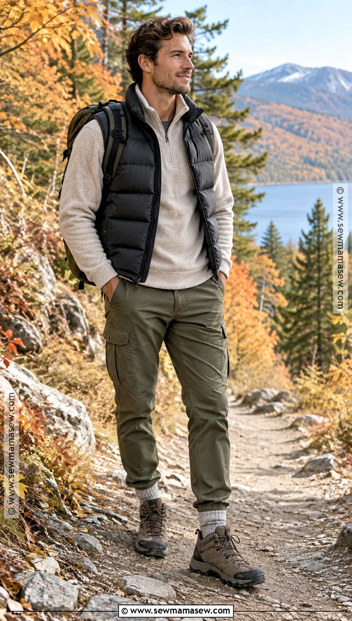 Puffer Vest Mens Fall Outfit - 25 mens fall outfits