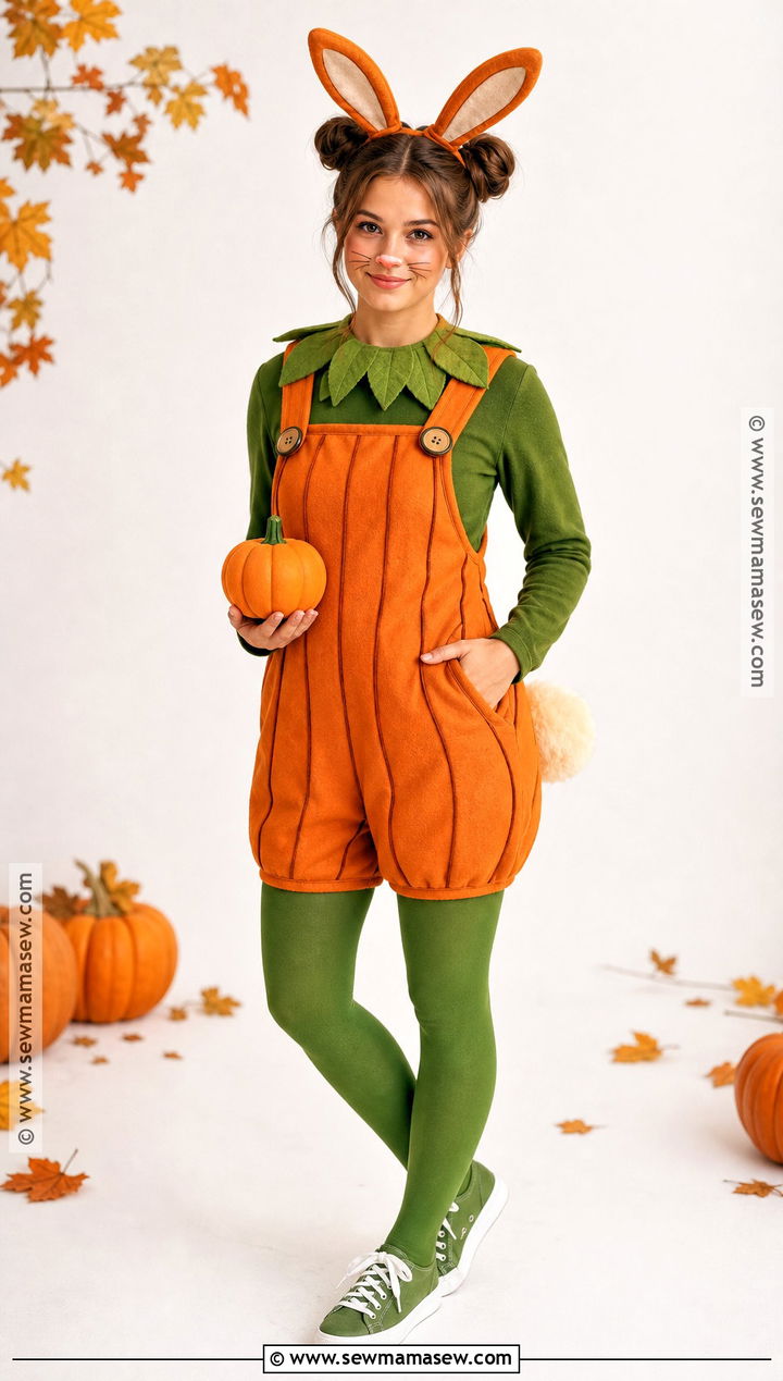 Pumpkin Bunny Costume - 50 bunny costume ideas