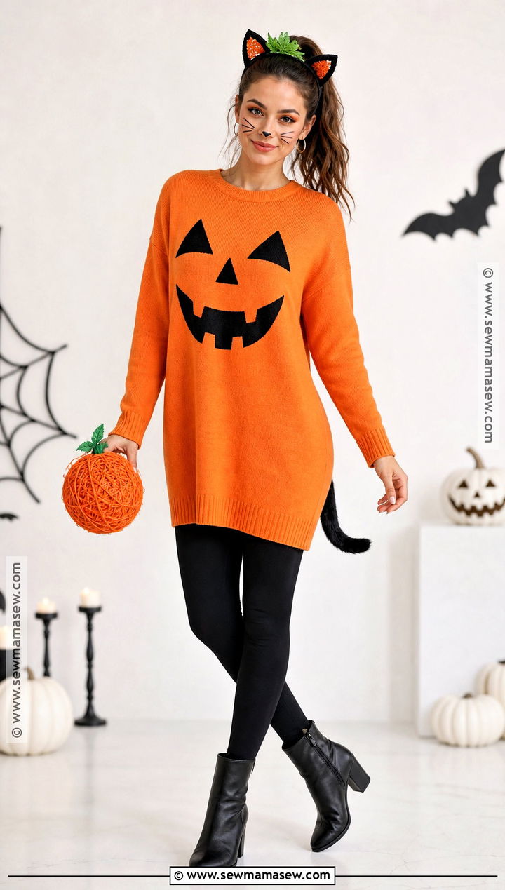 Pumpkin Cat Costume - 40 pumpkin costume ideas