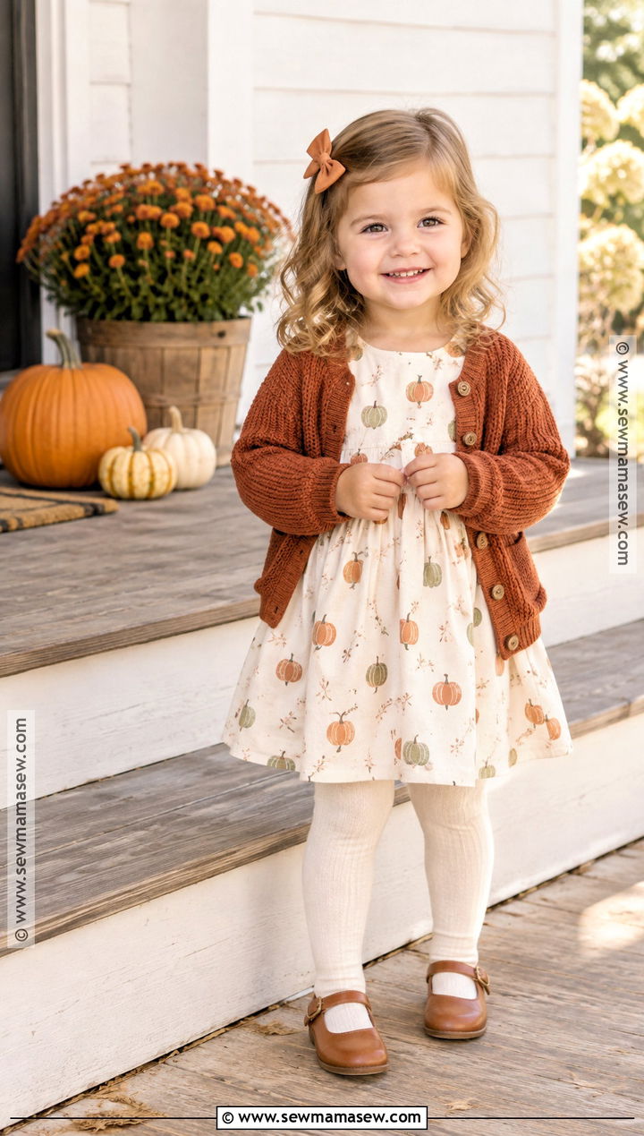 Pumpkin Dress Toddler Thanksgiving Outfit - 25 toddler thanksgiving outfit ideas for girls