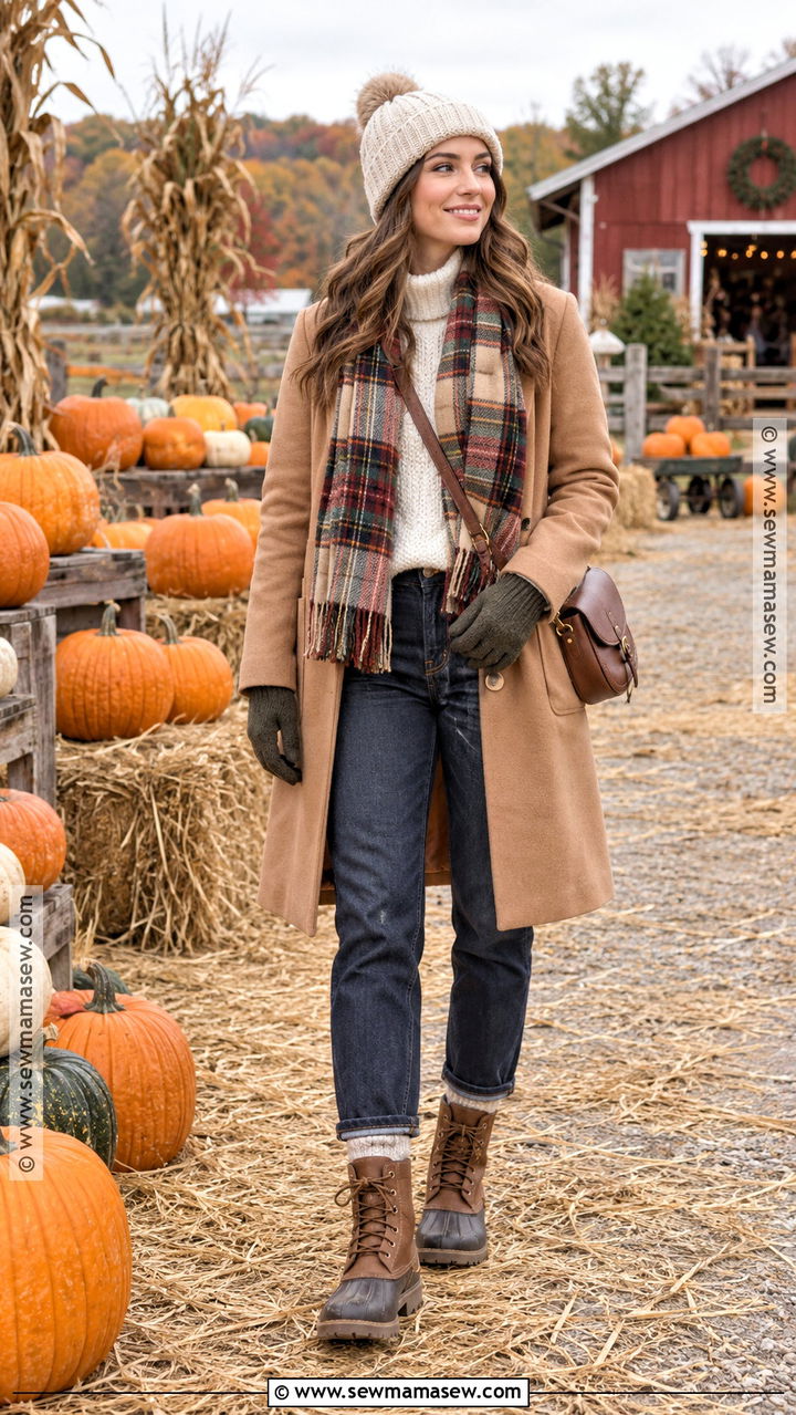 Pumpkin Farm Outfit for Cold Fall Weather - 20 Pumpkin Farm Outfit Ideas for Women