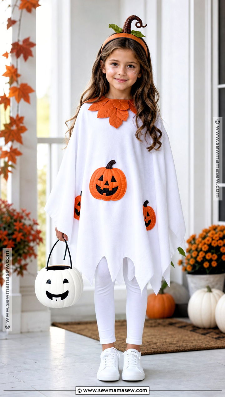 Pumpkin Ghost Costume - 40 pumpkin costume ideas
