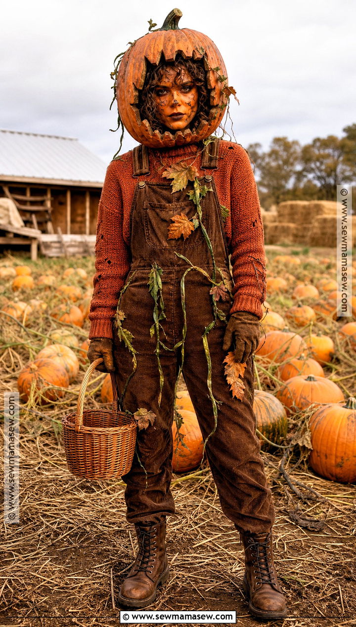 Pumpkin Head Horror Costume - 40 horror costume ideas