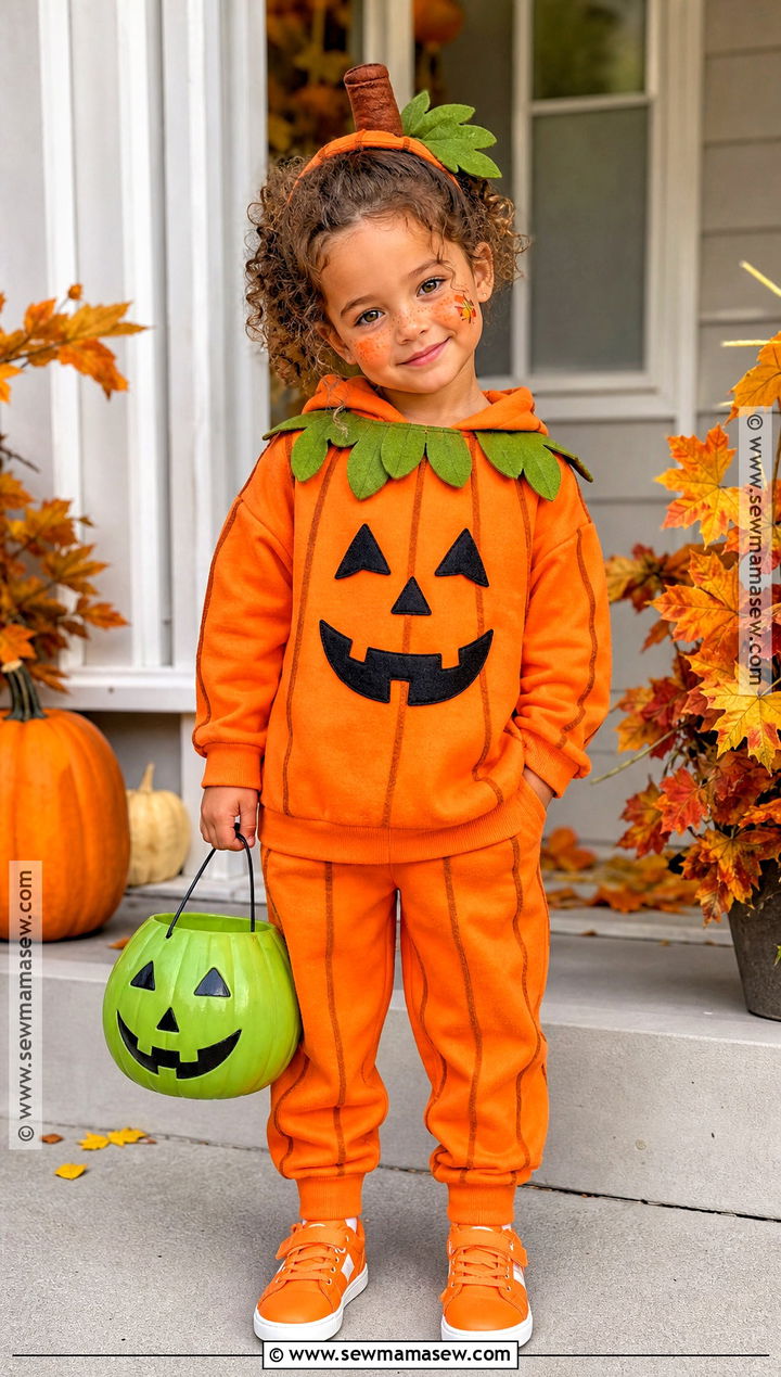 Pumpkin Kids Costume - 35 halloween kids costumes