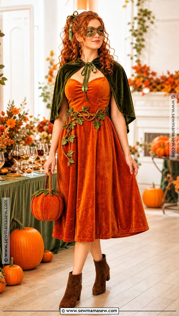 Pumpkin Masquerade Costume - 35 masquerade halloween costumes