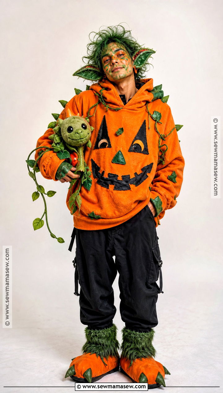 Pumpkin Monster Costume - 40 pumpkin costume ideas