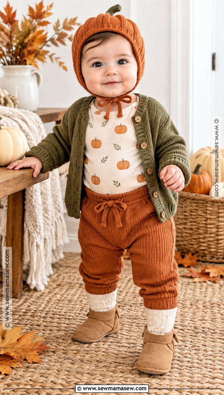 Pumpkin My First Thanksgiving Onesie Outfit - 15 my first thanksgiving onesie ideas