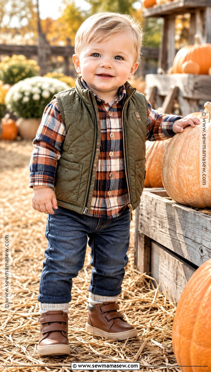 Pumpkin Patch Baby Boy Fall Outfit - 20 fall outfits for baby boys