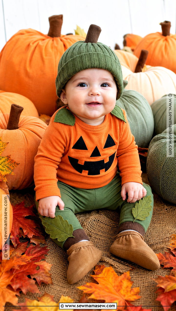 Pumpkin Patch Baby Costume - 30 baby pumpkin costume ideas