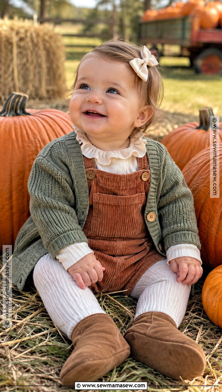 Pumpkin Patch Baby Fall Outfit - 20 baby fall outfits for girls