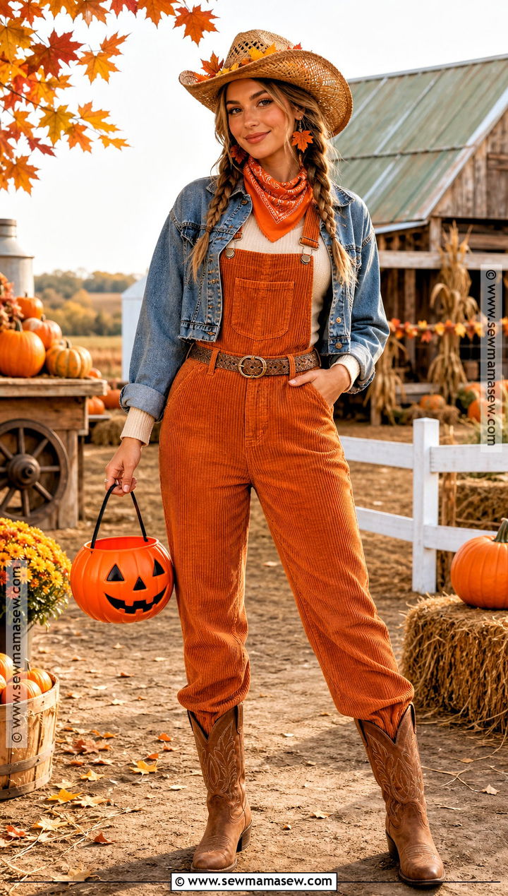 Pumpkin Patch Cowgirl Costume - 45 cowgirl halloween costumes