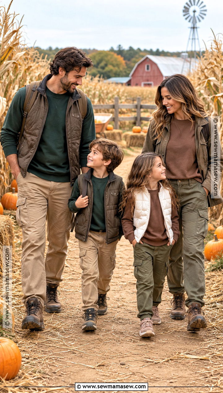 Pumpkin Patch Crew Shirts With Cargo Pants - 15 pumpkin patch shirts for family