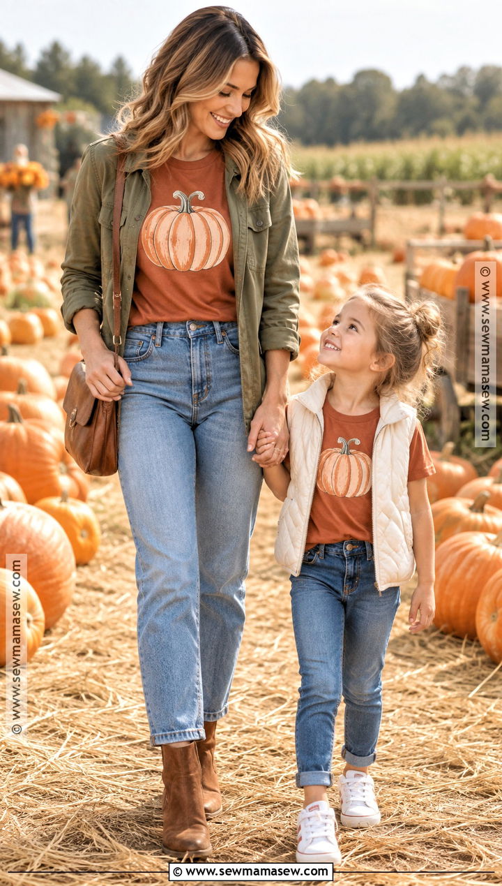 Pumpkin Patch Fall Mommy and Me Shirts - 15 fall mommy and me shirts