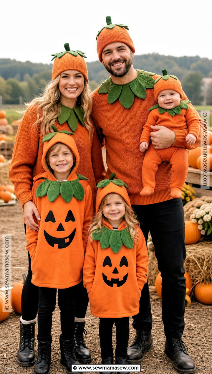 Pumpkin Patch Family Costume - 40 pumpkin costume ideas