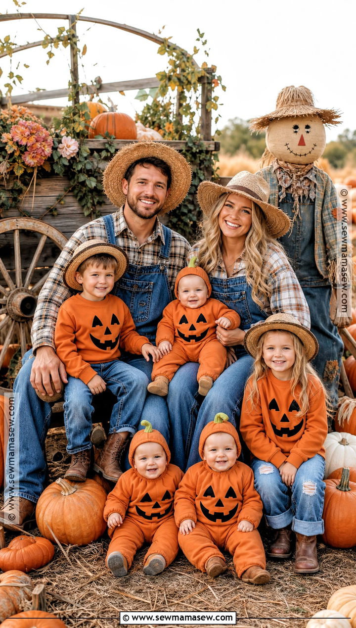 Pumpkin Patch Family Costume - 45 family costume ideas