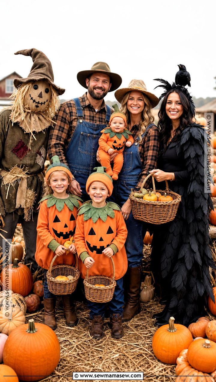 Pumpkin Patch Family Costume - 45 family costumes