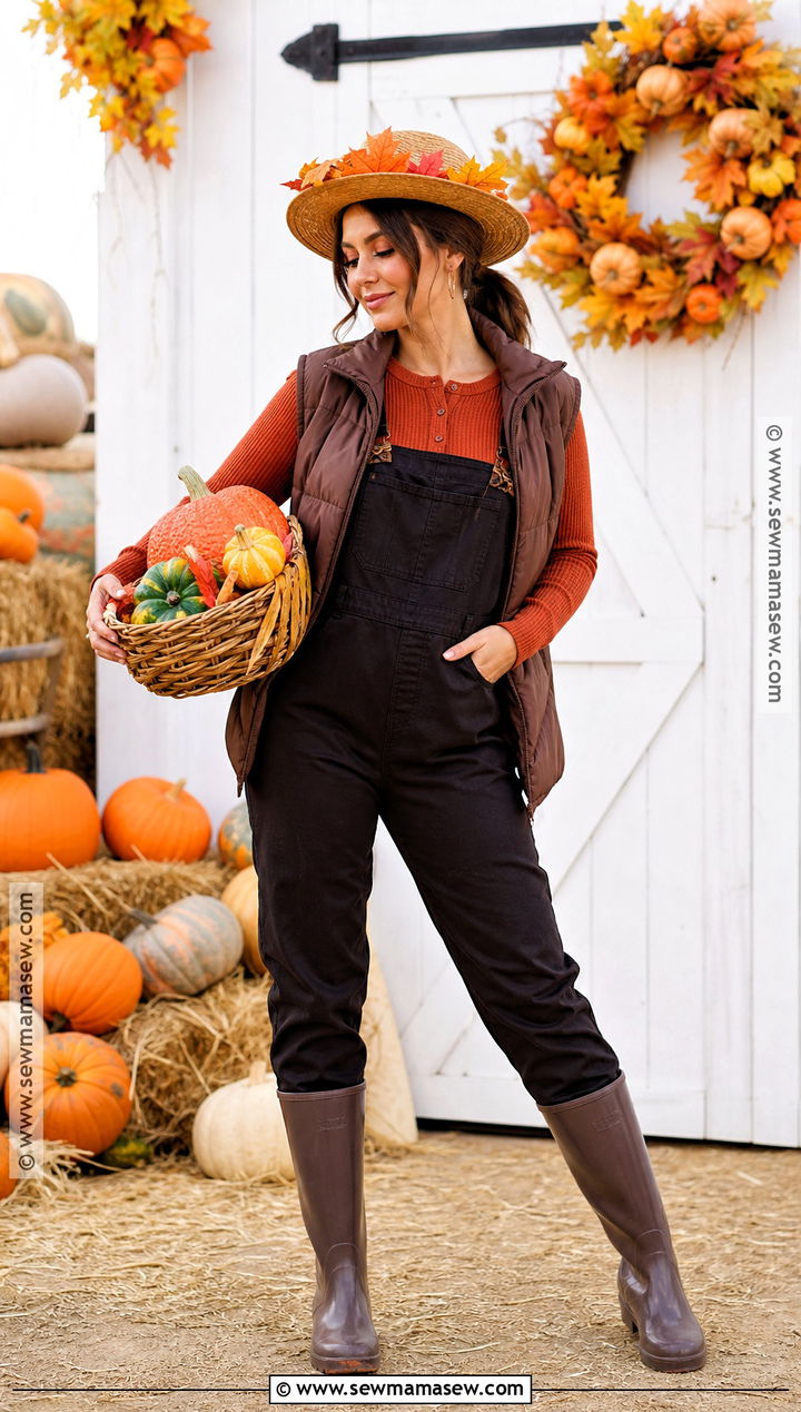Pumpkin Patch Farmer Costume - 30 farmer costume ideas for women