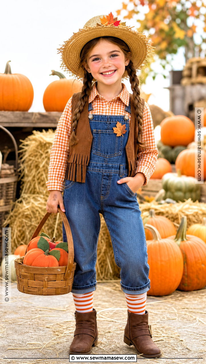 Pumpkin Patch Farmer Costume - 30 farmer costume ideas for kids