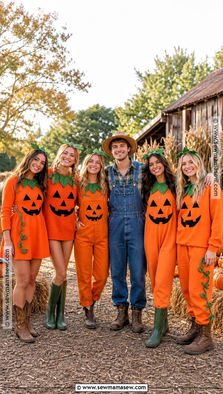 Pumpkin Patch Group Costume - 40 cute group halloween costumes