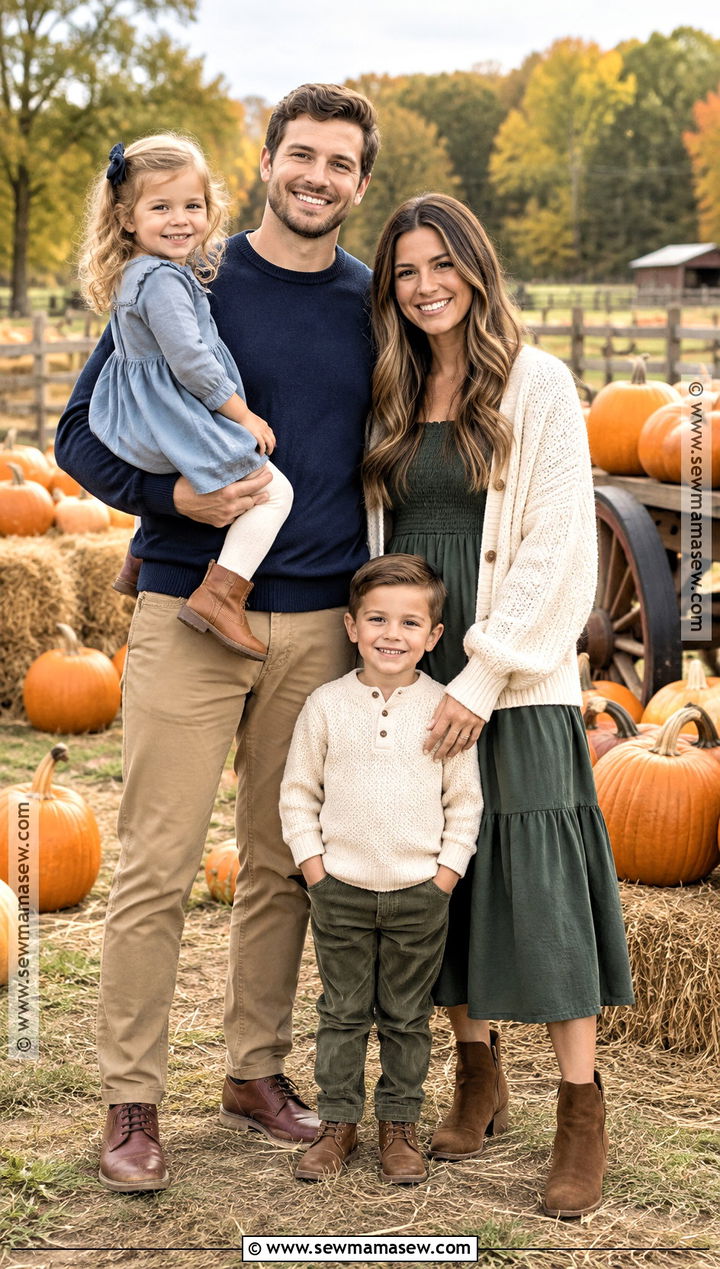 Pumpkin Patch October Family Photo Outfits - 25 october family photos outfits
