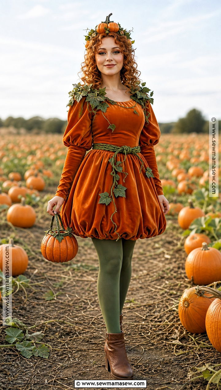 Pumpkin Patch Queen Costume - 30 autumn costume ideas