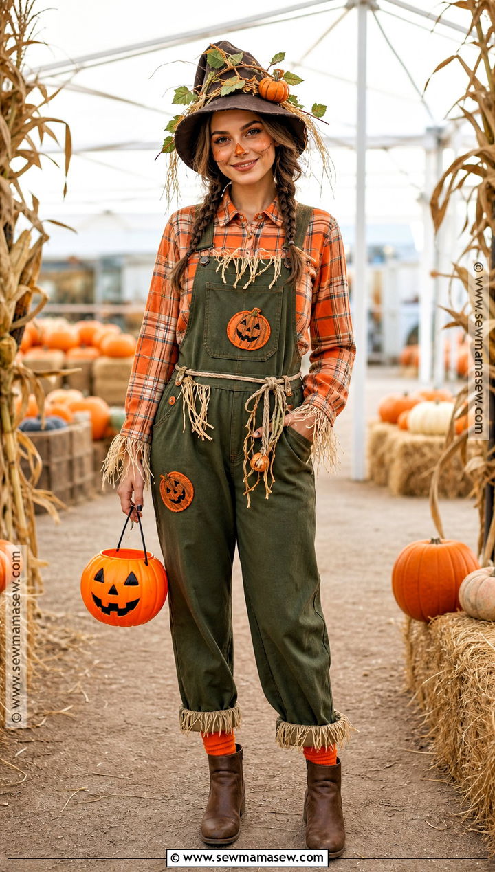 Pumpkin Patch Scarecrow Costume - 35 Scare Crow Halloween Costume Ideas