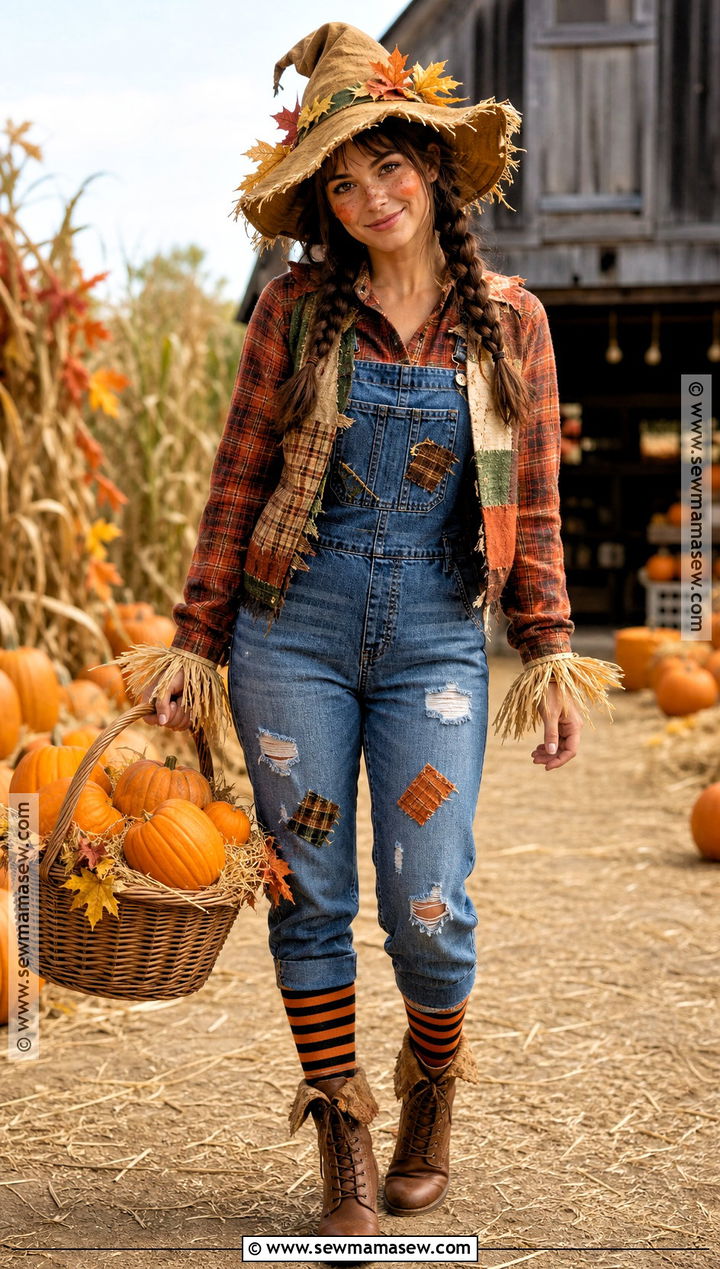 Pumpkin Patch Scarecrow Costume - 40 unique halloween costumes for women