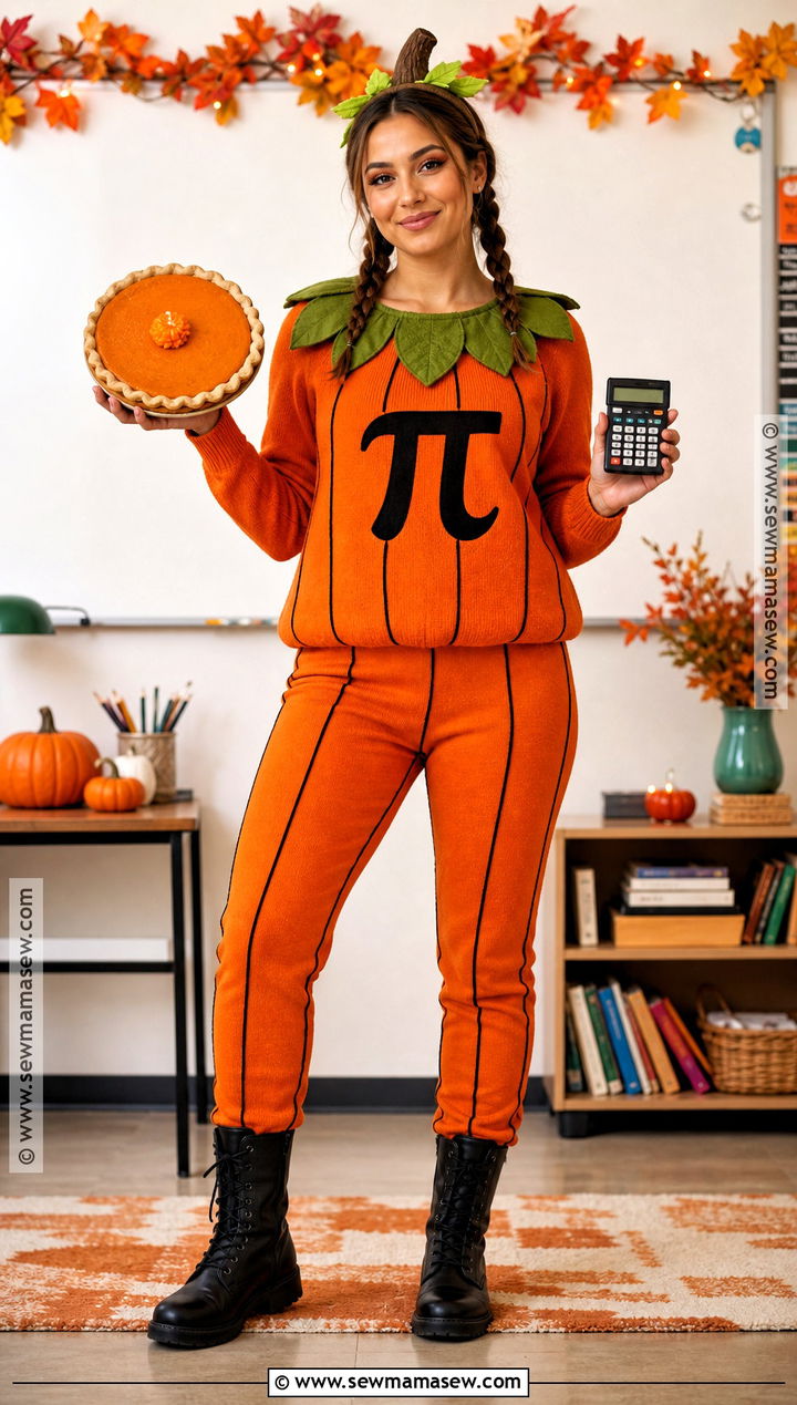Pumpkin Pi Costume - 35 punny halloween costumes