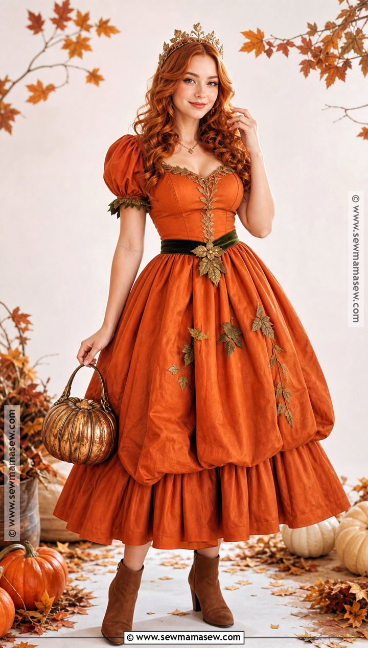 Pumpkin Princess Costume - 50 princess costume ideas