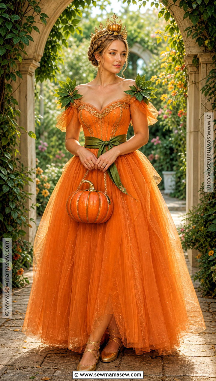 Pumpkin Princess Costume - 40 pumpkin costume ideas