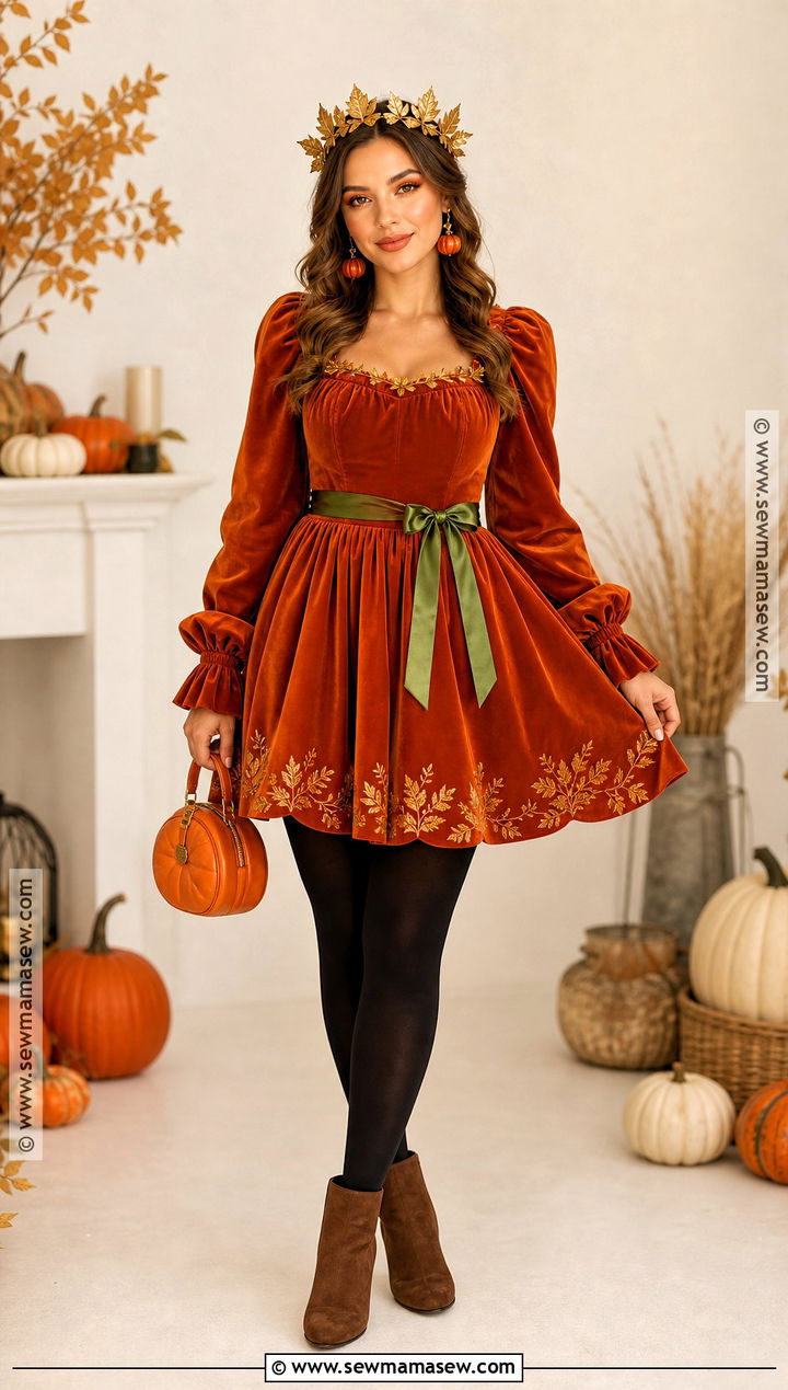 Pumpkin Princess Halloween Costume - 30 pretty halloween costumes for women
