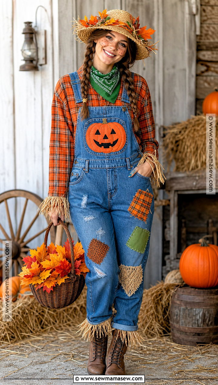 Pumpkin Scarecrow Costume - 40 pumpkin costume ideas