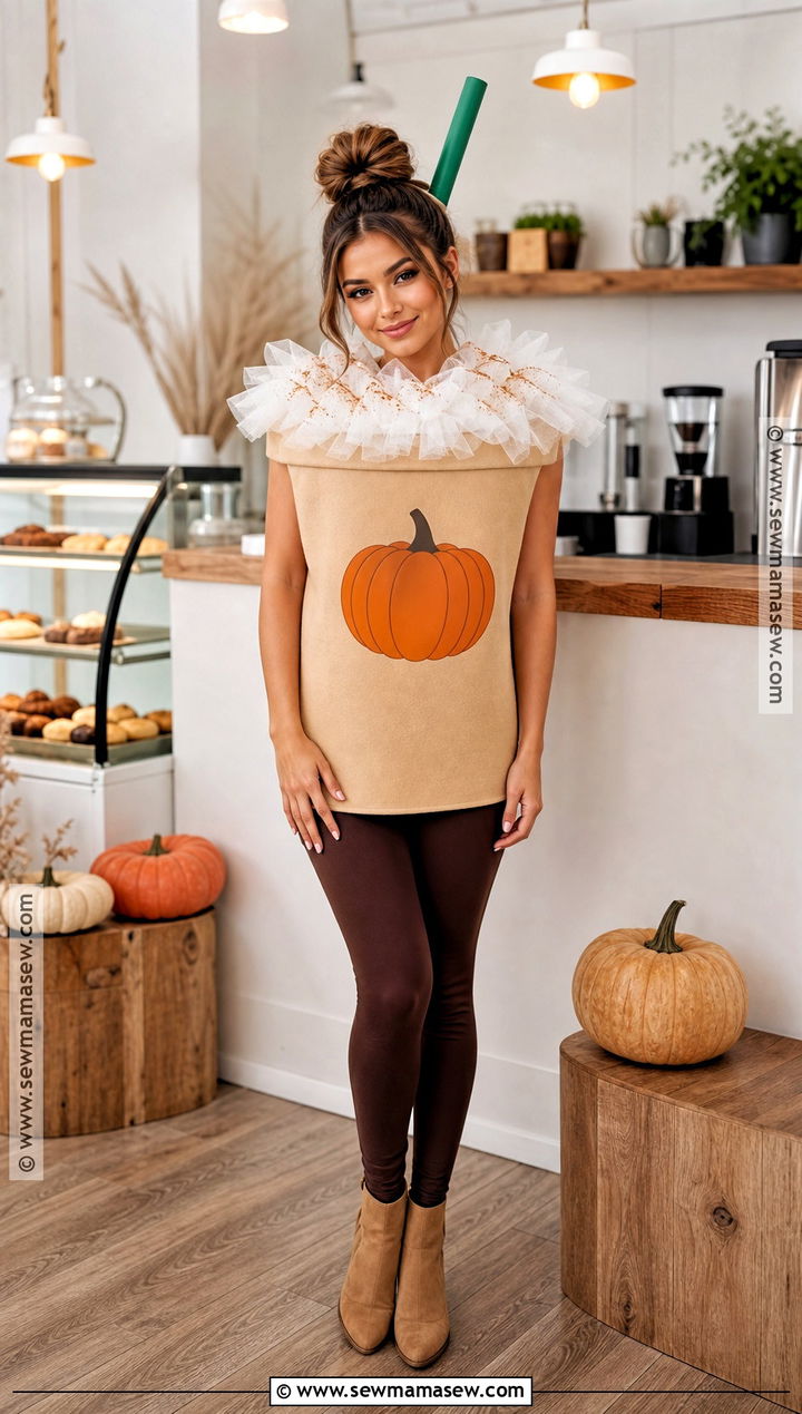 Pumpkin Spice Latte Costume - 40 pumpkin costume ideas