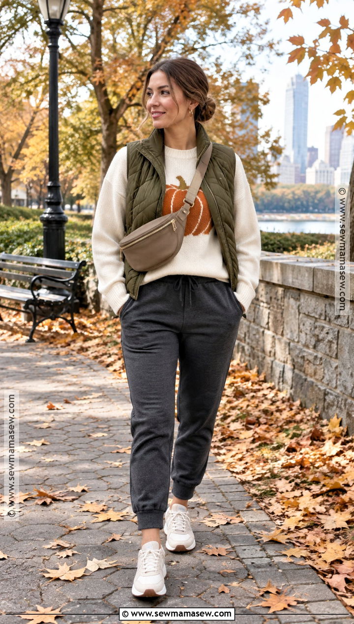 Pumpkin Sweater With Joggers - 20 Pumpkin Sweater Ideas