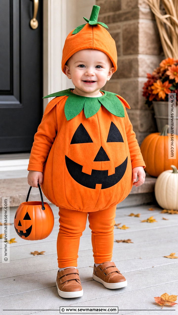 Pumpkin Toddler Halloween Costume - 45 toddler halloween costumes