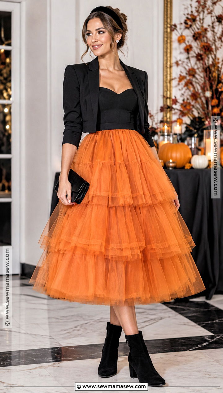 Pumpkin Tulle Dress Outfit - 15 pumpkin dresses