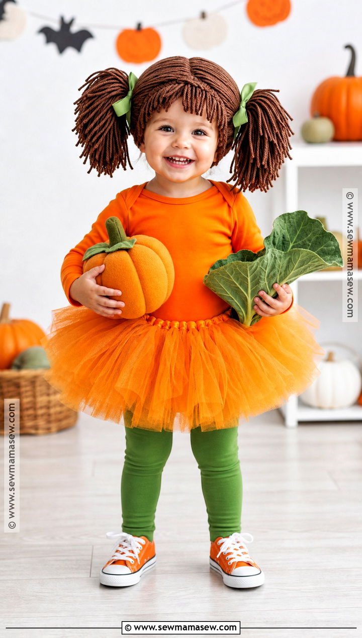 Pumpkin Tutu Cabbage Patch Doll Costume - 35 Cabbage Patch Doll Costume Ideas