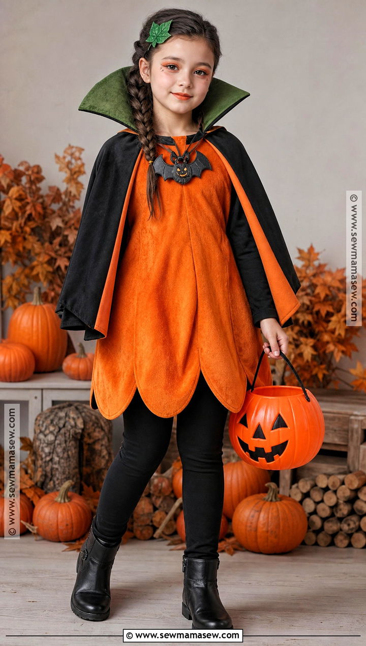 Pumpkin Vampire Costume - 30 vampire costume ideas for kids