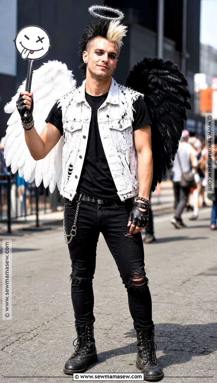 Punk Angel Costume For Men - 30 angel costume ideas for men