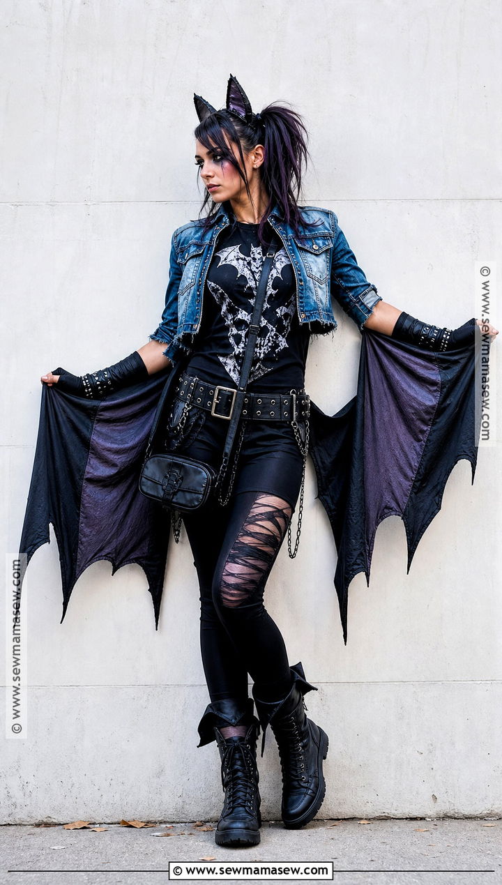 Punk Bat Costume - 35 Bat Costume Women's Ideas