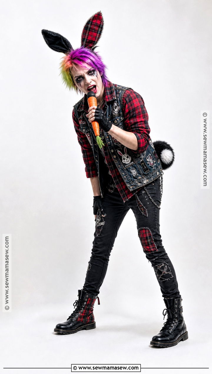Punk Bunny Costume - 50 bunny costume ideas