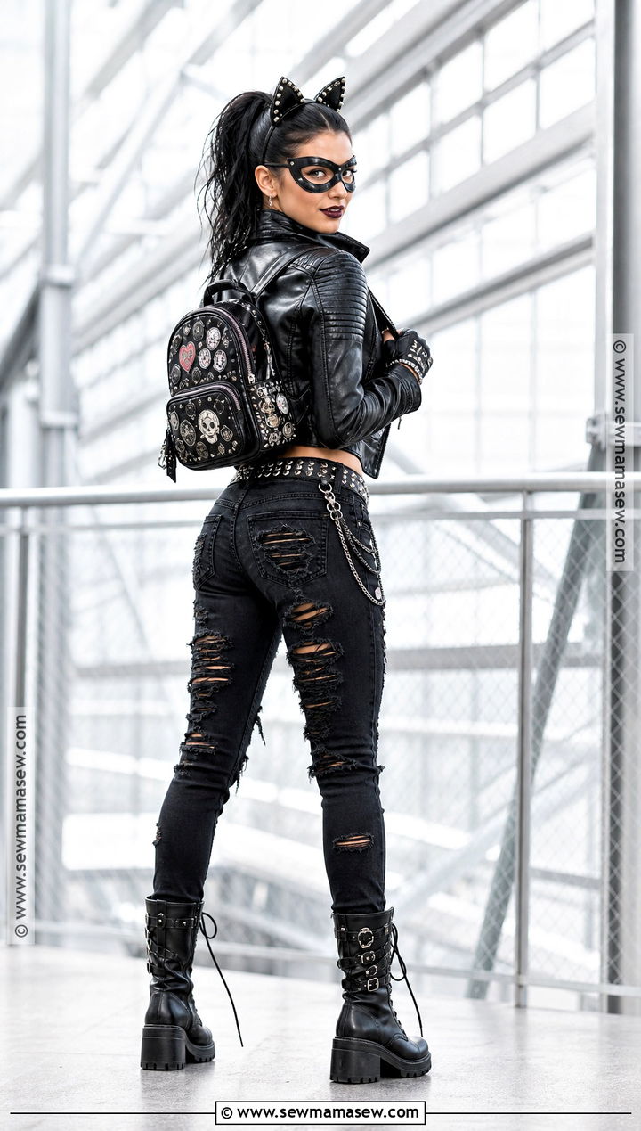 Punk Cat Woman Costume - 40 cat woman costume ideas